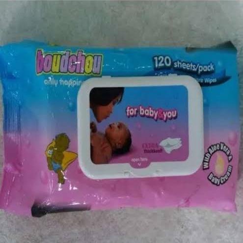 BOUDCHOU BABY WIPE(120 PCS)